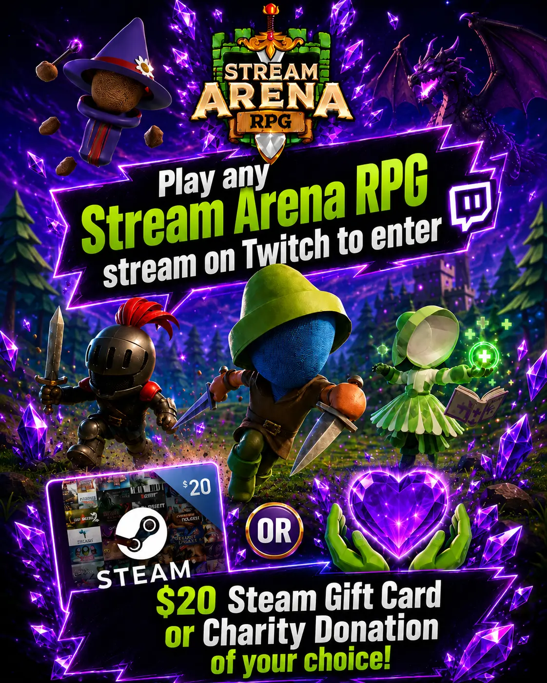 stream arena rpg giveaway